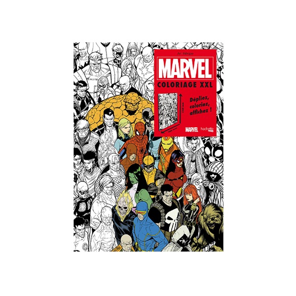 Coloriage XXL Marvel