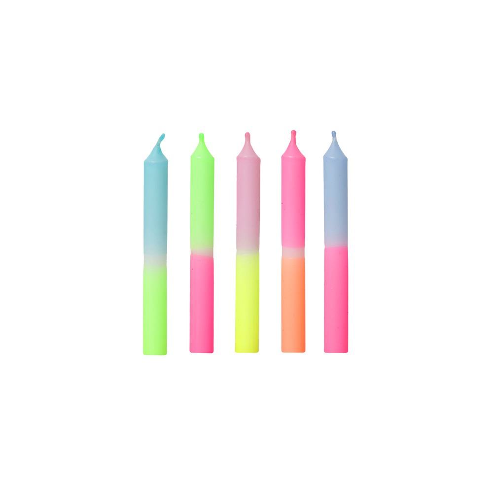 Neon Baby Candles