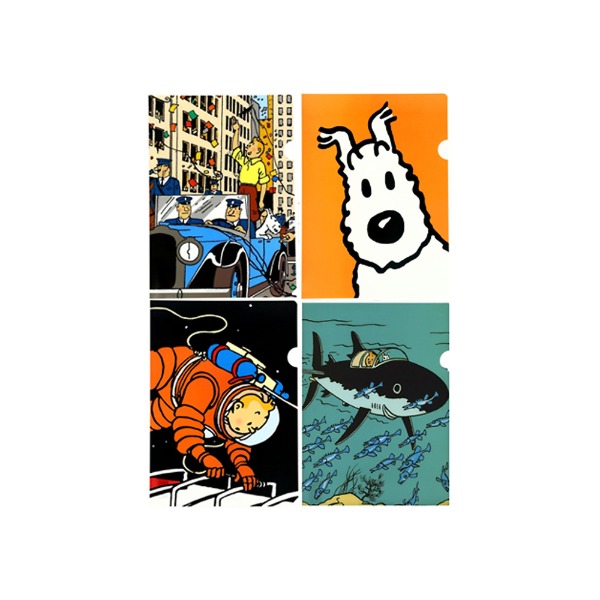 Tintin A4 Plastic Folder