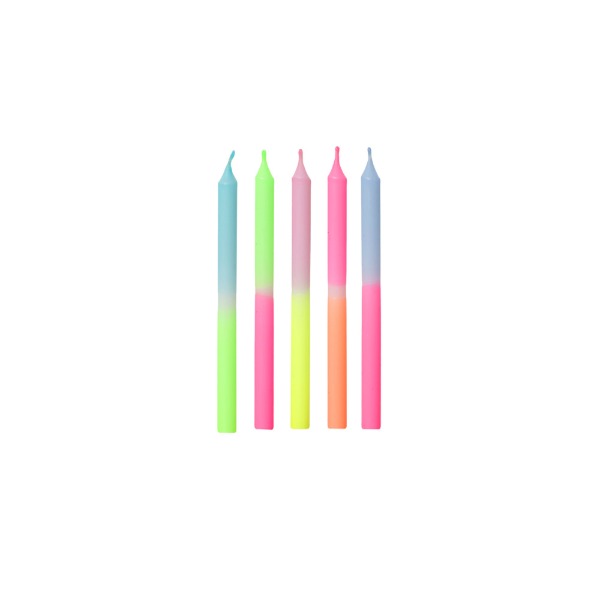 Neon Slim Candles