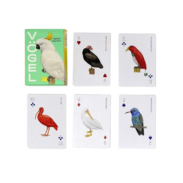 Birds Playing Card