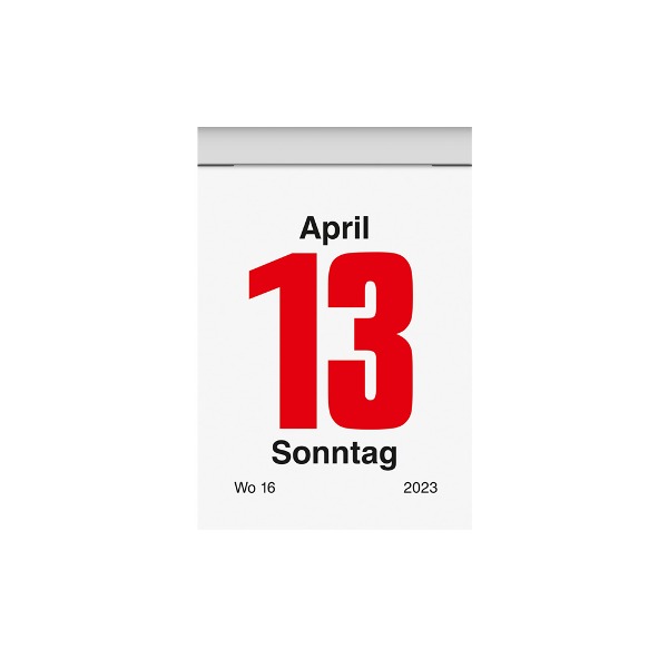 German Daily Calendar